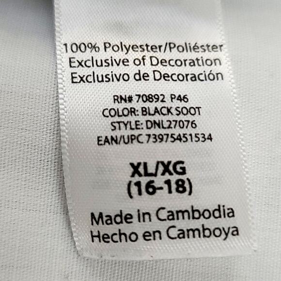 2 Ladies Layering Tank Top Shirts Size XL Stretch Knit Comfy Black Semi Sheer - Picture 7 of 7